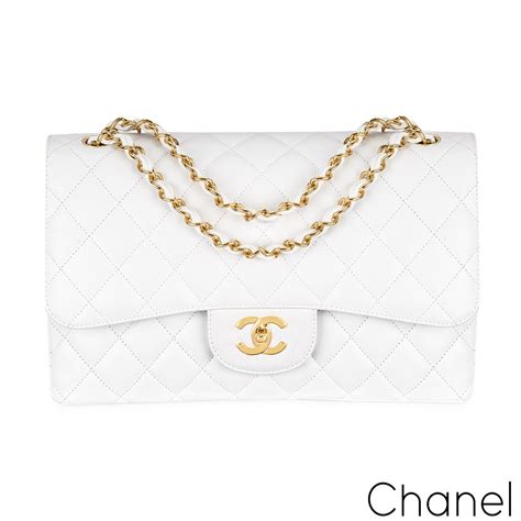 chanel chevron flap white|chanel flap bag jumbo.